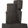 067 - Boros Miklós János - Hasad, 2002. 25x17,5x13cm - Bronz 0256